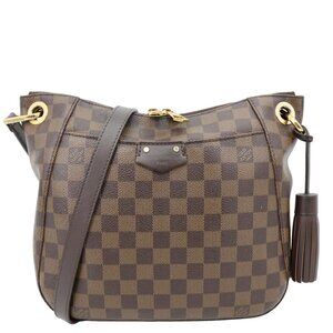 Louis Vuitton  South Bank Besace Damier Ebene Crossbody Bag Brown